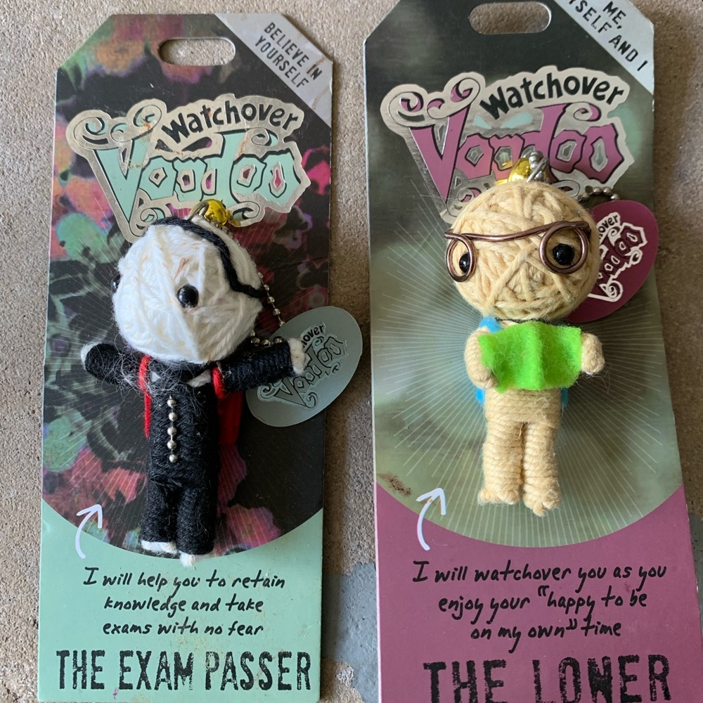 2 Watchover Voodoo dolls: Exam Passer and Loner